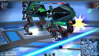 Robocraft - BA - Rail-Plasma Mech Feat. 2 Jokers on the Opposition