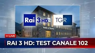 Rai 3 regionale in HD, in Valle d'Aosta test canale 102 DTT