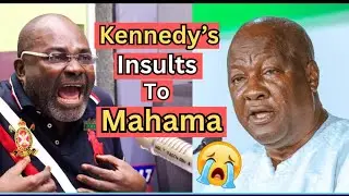 SAD..! 😭 Videos of Kennedy Agyapong INSULT!NG John Mahama, Ibrahim Mahama and Others Live on TV