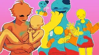 Игрок x Дои: Полезные моменты в цвете | Poppy Playtime Глава 4 Комикс Дубляж
