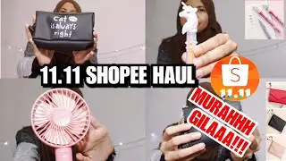 11SEN JE PURSE DEKAT SHOPEE??! | UNBOXING 11.11 SHOPEE HAUL MALAYSIA