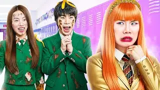 What Happens When A Rich Princess Goes To Poor School | Ultra Rich Student Vs Poor Student