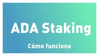 Cardano Staking en Espa&ntilde;ol || C&oacute;mo funciona la delegaci&oacute;n en Cardano