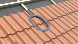 VILPE Tiilikaton läpivienti - asennusvideo osa 1
