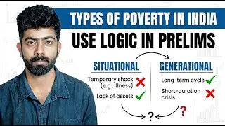 Types of Poverty in India Explained | Logical Elimination Technique | UPSC Prelims Strategy