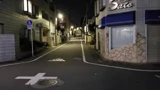 Walking Through Tokyo Streets At Night In 4K #1