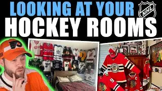 Looking at Your NHL Hockey Rooms & Man Caves!