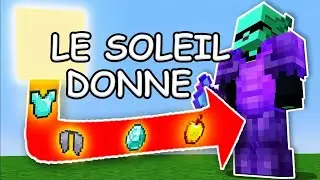 Minecraft Manhunt : Regarde le soleil pour obtenir des objets surpuissants en secret !