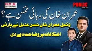 PUBLIC PROFILE | Can Imran Khan Be Released? | Lawyer Hassan Adeel Explains Party Differences