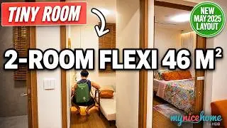 🇸🇬 2-Room Flexi HDB Showflat (46 m²) ｜ My Nice Home Gallery Vlog