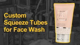 D50mm Auber Custom Squeeze Tubes for Face Wash