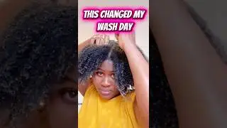 This made combing my 4C hair so easy #shorts #naturalhair #4chair #hairjourney