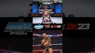 WWE 2K23 vs WWE Smackdown Here Comes the Pain: Graphics Comparison 🔥