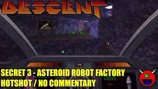 Descent (D1X-Rebirth) - Secret 3 Asteroid Robot Factory - No Commentary