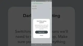 Snapchat Dark Mode || Android 😍 #howto #darkmode #snapchat #tut #stoner