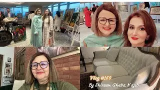 Vlog # 160: A young artists exhibition & see why I love reupholstering my furniture?