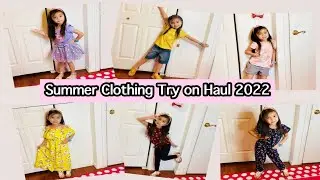 Affordable girl toddler summer clothing try on haul 2022/Ross + Old Navy + Walmart/ My Princess Vlog