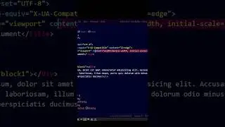 what is viewport meta tag in html css | html css tips and tricks #programming #coding #shorts