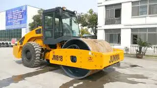 single drum road roller compactor