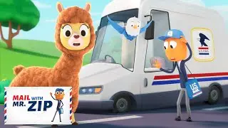 Lost Mama Llama! Can Mr.ZIP Help?! | Mail with Mr.ZIP | Fun Videos for Kids & Families
