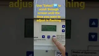 Pentair Easytouch: setting pool schedule times