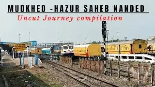 || Mudkhed - Nanded Uncut Journey || Adilabad - Nanded Express || SCR ||