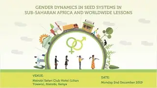Workshop on gender dynamics in seed systems in sub-Saharan Africa and worldwide lessons