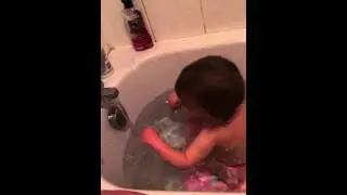 Drinking bath water