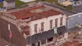 Drone 8: Wind damage in Clarksville