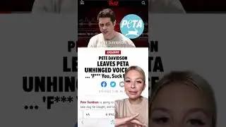 Pete Davidson GOES OFF on PETA after criticism for buying and not adopting new dog #shorts