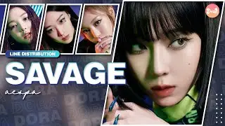 aespa (에스파) &ndash; Savage | Line Distribution