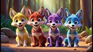 Five Little Coyotes Howl Howl Howl | Desert Animal Song & Counting Rhyme
