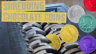 Shredding Chocolate Coins - Shredding Stuff