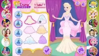 Design Your Frozen Wedding Dress - Princess Game Walkthrough - Video Games for Kids