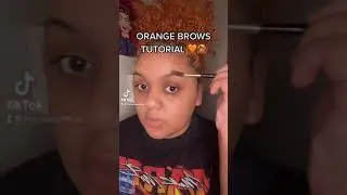 Orange Brows Tutorial 🧡