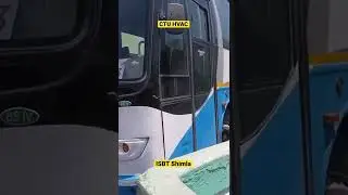 CTU Hvac Bus departing from ISBT Shimla || Transporter Nk #isbt #shimla #hvac #ctu #himachalpradesh