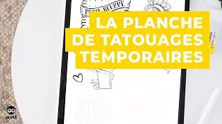 Ulule - Coulisses #4 - Les goodies : la planche de tatouages temporaires