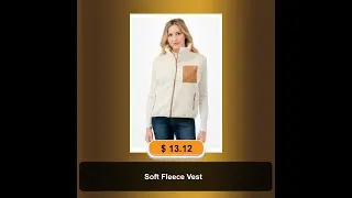 Soft Fleece Vest| Naughty Smile Fashion
