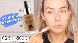 CATRICE HD FOUNDATION REVIEW AND 13HOUR WEAR TEST
