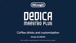 How to Customize Coffee Drinks on your Dedica Maestro Plus Espresso Machine
