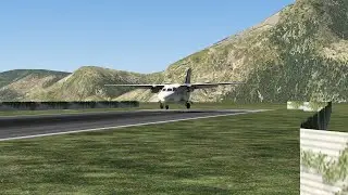 Landing at Lukla Airport on a Let L-410 (X-plane 11)