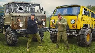 Caminhão militar soviético vs. van soviética! Qual se sai melhor no off-road?