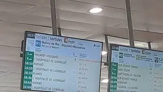 megafonias en la estacion de barcelona sants