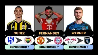 ALL LATEST WINTER TRANSFERS CONFIRMED & RUMOURS FT NUNEZ, FERNANDES, WERNER.