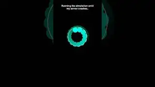 Ball bouncing simulation #adhd #music #code #space #python #physics #simulations #memes #science