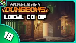 CREEPY CRYPT! | Minecraft Dungeons LOCAL MULTIPLAYER Episode 10 (Xbox One / 4 Player)