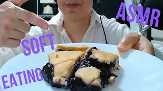 ASMR BLUE BERRY PIE EATING SOUNDS.🥧🥱Eating Show.