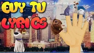Secret life of pets Finger Family \ Nursery Rhymes Lyrics