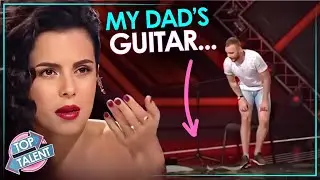Судья СЛОМАЛ гитару участникам шоу X Factor!! ЗАЧЕМ?!