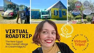 Virtual road trip with me to the New Egypt flea market village in Cream Ridge, NJ. Let&rsquo;s go.